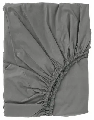 Produktbild von IKEA ULLVIDE Spannbettlaken Grau 90x200 cm