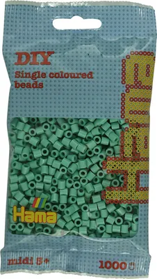 Produktbild von Hama Beutel mit 1000 Midi-Bügelperlen Aquamarine
