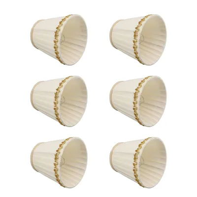 Zdjęcie produktu dla Małe klosze do lamp, abażur stołowy, abażur z tkaniny, klosze do żyrandoli, klosze do lamp E14, klosze do lamp