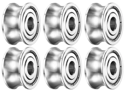 6x SG20ZZ U-Nut Kugellager 6x20x10 mm doppelt abgeschirmt