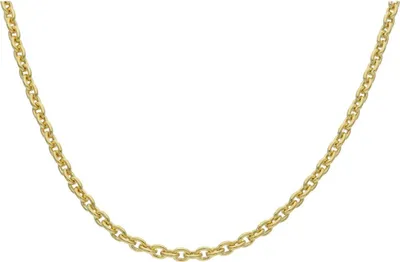 Produktbild von Kette Silber 925 Gold plattiert JL52-04-0004 JuwelmaLux 50 cm