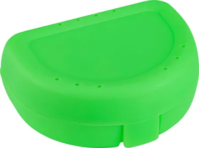 Imagen del producto de Caja pequeña para aparatos de ortodoncia, color verde