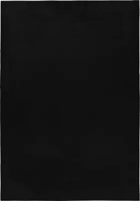 Produktbild von Pouffy teppich fluffy hochflor läufer 60x110cm schwarz