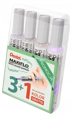 Produktbild von Pentel Whiteboard-Marker Set 4 Stück Schulbedarf