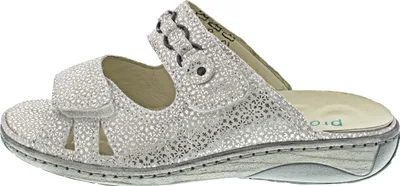 Produktbild von Waldläufer Garda Pantolette Silber in Gr. 41
