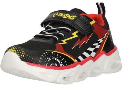 Imagen del producto de Zapatillas ZIGZAG Klett, modelo Nimo, con material transpirable, color Racing Red, talla 28