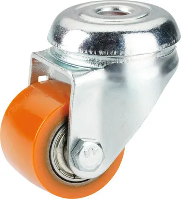 Produktbild von Tarrox PolyurethanSchwerlastrolle 35 mm Rückenloch Kugellager, PK12