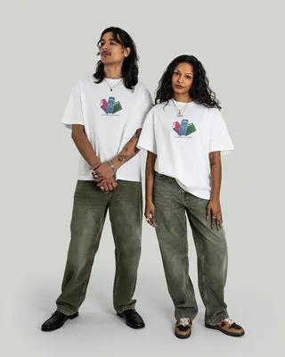 Immagine prodotto di Homeboy x-tra BAGGY Denim tinto lavato verde 27/30