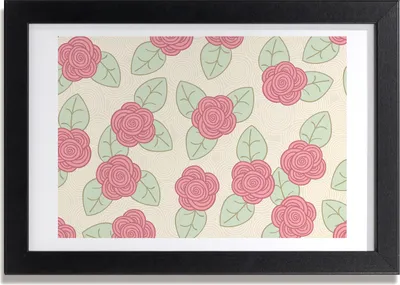 Produktbild von Bild 30x20 MDF-Rahmen, Wandkunst Rosen