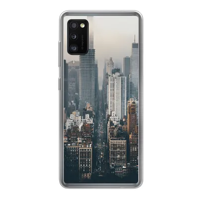 Produktbild von MuchoWow® Handyhülle Schutzhülle Hülle für Samsung Galaxy A41 Skyline von New York Silikon Softcase Handy Hülle - Mobiltelefon