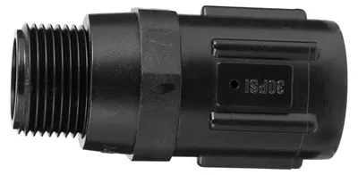 Druckregler für Bewässerung, 30 psi, Kunststoff, schwarz, 7,4 cm