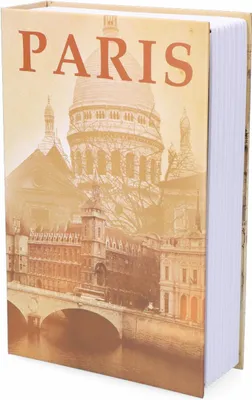 Produktbild von Bankschließfach in Form eines Buches Micel CFC08 M13404 Paris Grau Stahl