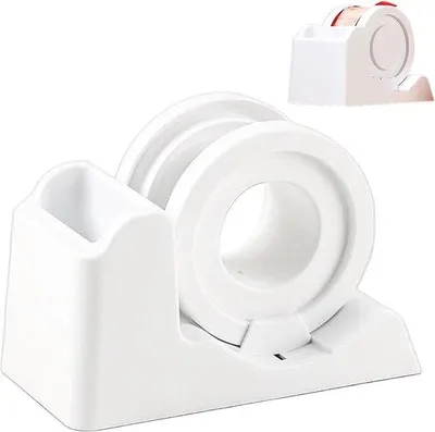 Produktbild von Tape-Verpackungsbehälter - Antislip-Basis - 11 x 15,5 x 8,2 cm - Weiß