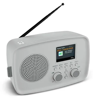 Obrázek produktu pro MEDION MD89288, Osobní, DAB+, FM, 5 W, TFT, 6,1 cm (2.4"), Šedá