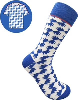Produktbild von Manchester United FC - "SicSock" Socken für Herren RD3794 (40,5 EU - 45,5 EU) (Weiß/Blau)