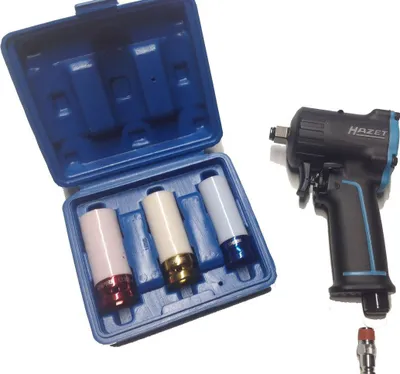 Produktbild von HAZET 9012M, Schlagschrauber, Schwarz, 1/2,1/4", 10000 RPM, 1100 Nm, 610 Nm