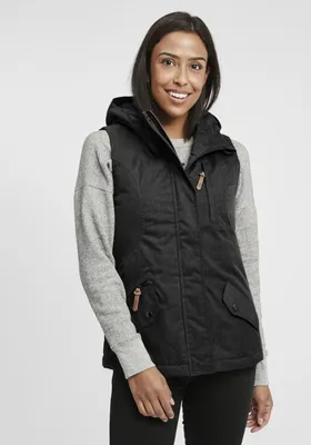 Produktbild von OXMO OXBellissa Damen Weste Outdoor-Weste mit Kapuze