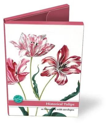Productafbeelding van Museumwebshop – Groot kaartenetui, historische tulpenmotieven