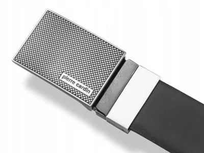 Image de Ceinture Homme Cuir Noir Pierre Cardin PREMIUM LINE