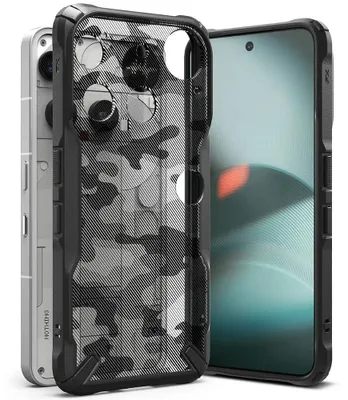 Zdjęcie produktu dla Etui Ringke Fusion X Na Nothing Phone 3 - Szaro-Czarne