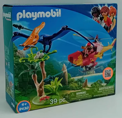 Produktbild von PLAYMOBIL 9430 Helikopter mit Flugsaurier