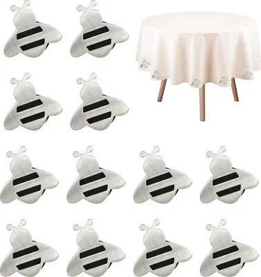 Productafbeelding van Famanu tafelkleedhouders - Magnetische bevestiging - 12 stuks
