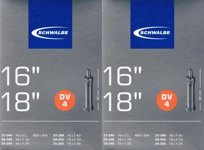 Produktbild von Schwalbe Schlauch DV4 32mm (16"/18") 28/37-340/355