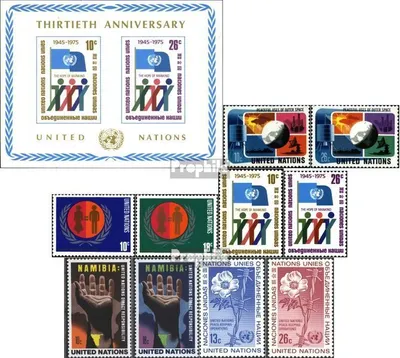 Produktbild von Briefmarken UNO - New York 1975 Mi 279-288 (kompl.Ausg.) Jahrgang 1975 komplett gestempelt Sondermarken