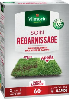 Image de Soin regarnissage 2 en 1, VILMORIN, 1 kg 60 m²