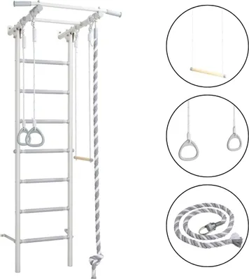 Image de Espalier échelle de gymnastique Comet Next 6 blanc,pour chambre d'enfant
