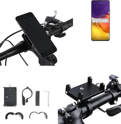Produktbild von K-S-Trade Handyhalterung für das Fahrrad kompatibel mit Samsung Galaxy Quantum2 Halter Lenkstange Fahrradhalterung Motorrad Bike Mount Befestigung