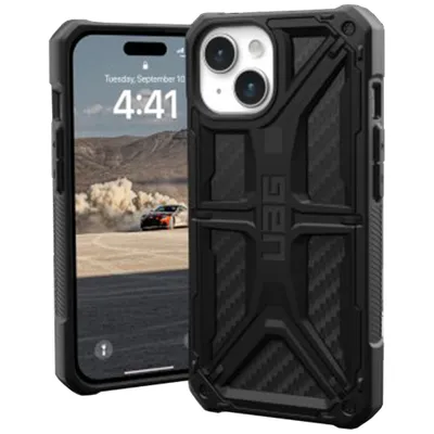 Produktbild von Urban Armor Gear 114309114242, Cover, Apple, iPhone 15 Plus, 17 cm (6.7"), Schwarz