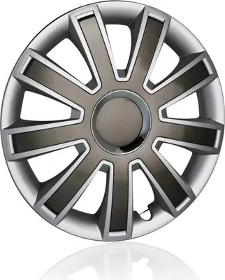 Produktbild von Albrecht Radzierblende Flash 2 silber-grau plus 15" Radkappe