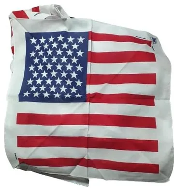 Immagine prodotto di Elzusha - Bandana in cotone, 51 x 51 cm, con la bandiera americana