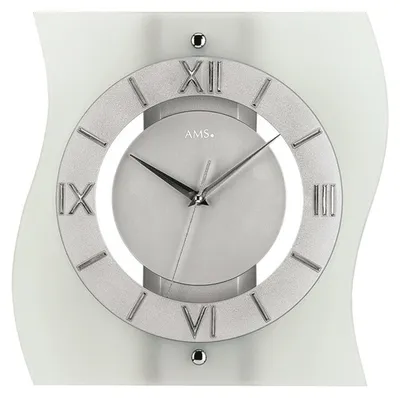 Produktbild von AMS Funk-Wanduhr, Funkwerk, 30x32x6cm, 5909