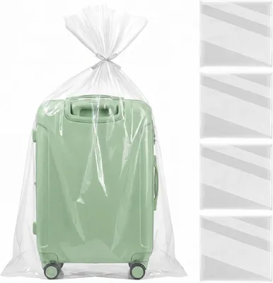 Imagen del producto de Bolsas de almacenamiento transparentes, extra grandes, paquete de 5 unidades, 100x150 cm, para mudanzas y almacenamiento