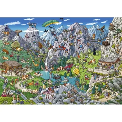 Image de HEYE Puzzle Alpenspaß 1000 pièces