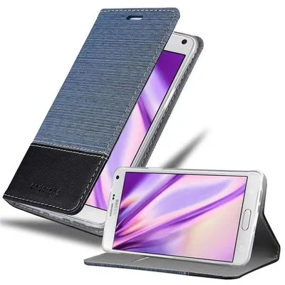 Produktbild von Cadorabo DE-109588, Samsung, Samsung Galaxy NOTE 4, Blau