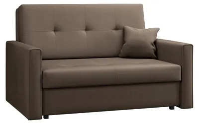 Produktbild von MIRJAN24 Schlafsofa Viva Bis II mit Bettkasten und Schlaffunktion, 2-Sitzer Couch vom Hersteller, Wohnzimmer Polstersofa (Farbe: Manila 05)