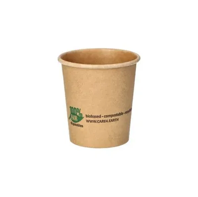 Produktbild von Portionsbecher, Pappe 120 ml Ø 6 cm · 6,6 cm braun