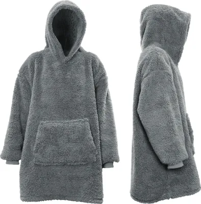 Productafbeelding van Hoodie Teddy donkergrijs 70x50x87 cm Unique Living
