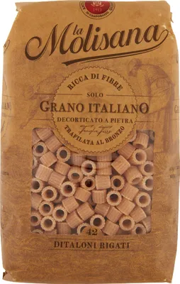 Produktbild von Italienische Nudeln Ditaloni rigati n 12 - Vollkorn - La Molisana