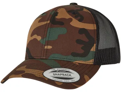 Produktbild von FLEXFIT Retro Trucker Camo Cap