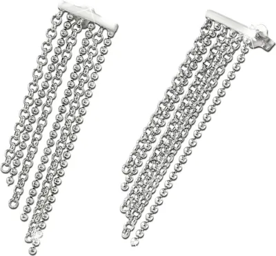 Image de SilberDream Boucles d'oreilles 6 chaînes Femme 925 Argent Bijoux Pendentifs d'oreilles SDO6711J