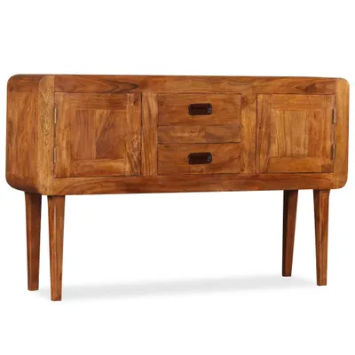 Produktbild von Sideboard Massivholz mit Honigfarbenem Finish 120x30x75 cm