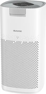 Produktbild von Auronic Luftreiniger Ultra mit HEPA 13 Filter, Ionisator und Aktivkohlefilter - Räume bis 90m² - CADR-Wert von 450m³/h - Air Purifier - Weiß