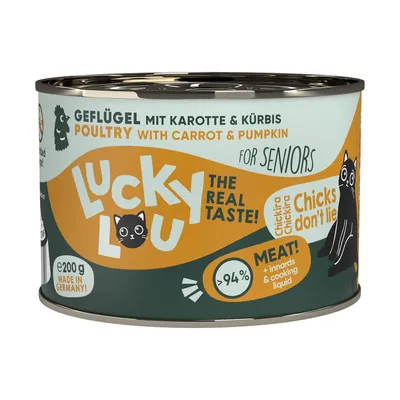 Produktbild von Lucky Lou Dose Lifestage Senior Geflügel 200g