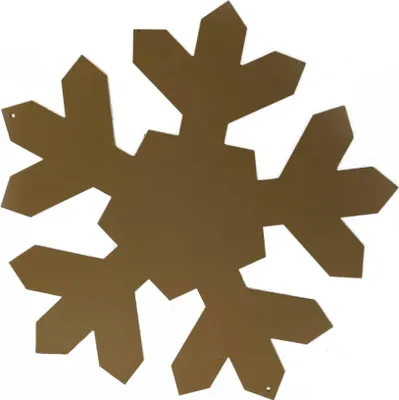 Produktbild von DECOLED 2D Metallflocken Gold Durchmesser 30 cm