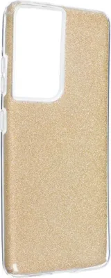 Produktbild von König Design Hülle kompatibel mit Samsung Galaxy S21 Ultra Kunststoff Soft Handyhülle - Handy Case Gold