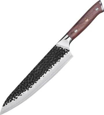 Produktbild von Damast Küchenmesser Tetsuya - Universelles Chefmesser aus 67 Lagen Stahl KP37529